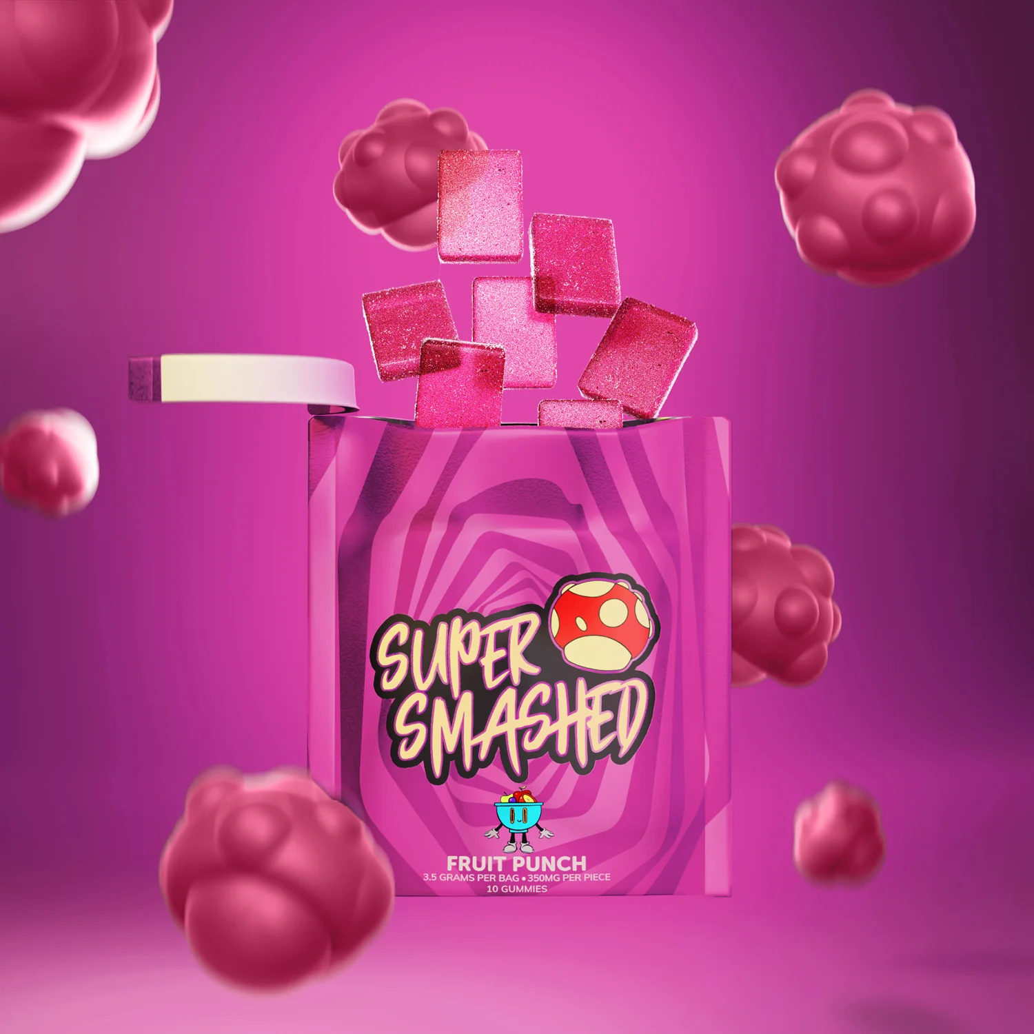 SUPER SMASHED MUSHROOM GUMMIES